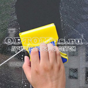 Магнитная щетка для мытья окон Double-Sided Glass оптом в Новотроицке